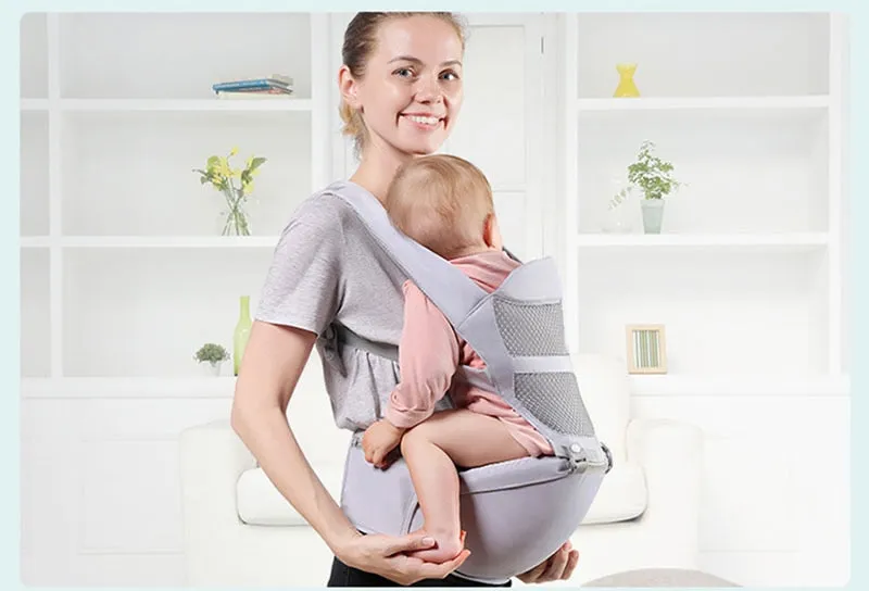 0-48 Months Ergonomic Baby Carrier Backpack With Hipseat