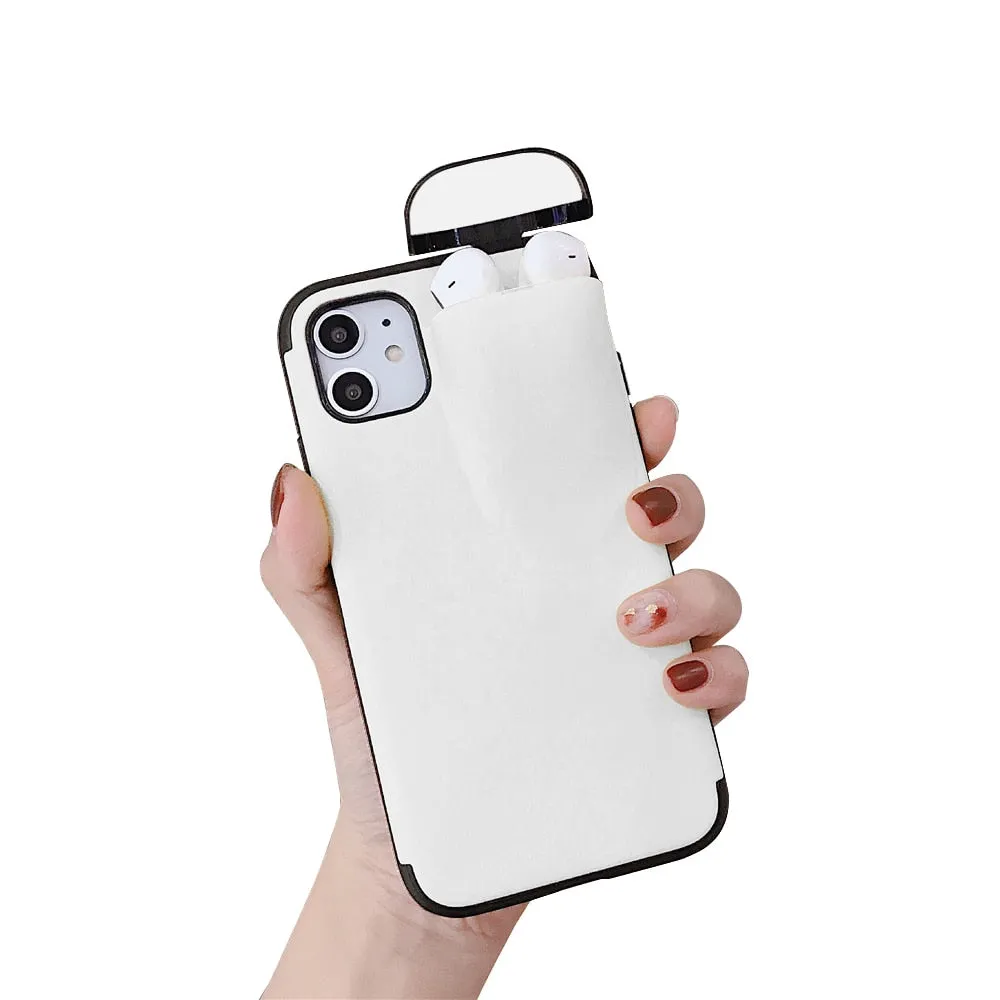 2 in 1 Iphone Case Airpods Cover