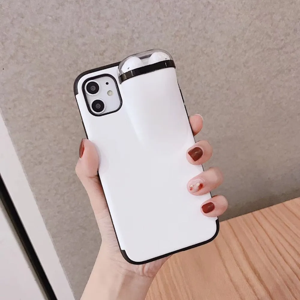 2 in 1 Iphone Case Airpods Cover