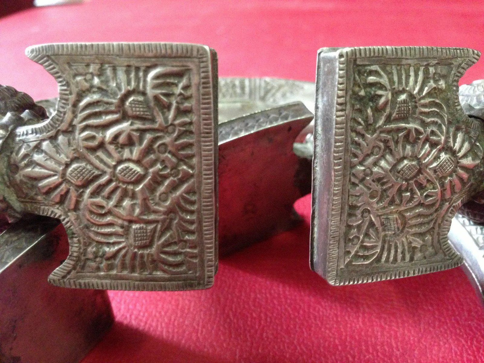 268 Exquisite Antique Silver Anklets Kohistan