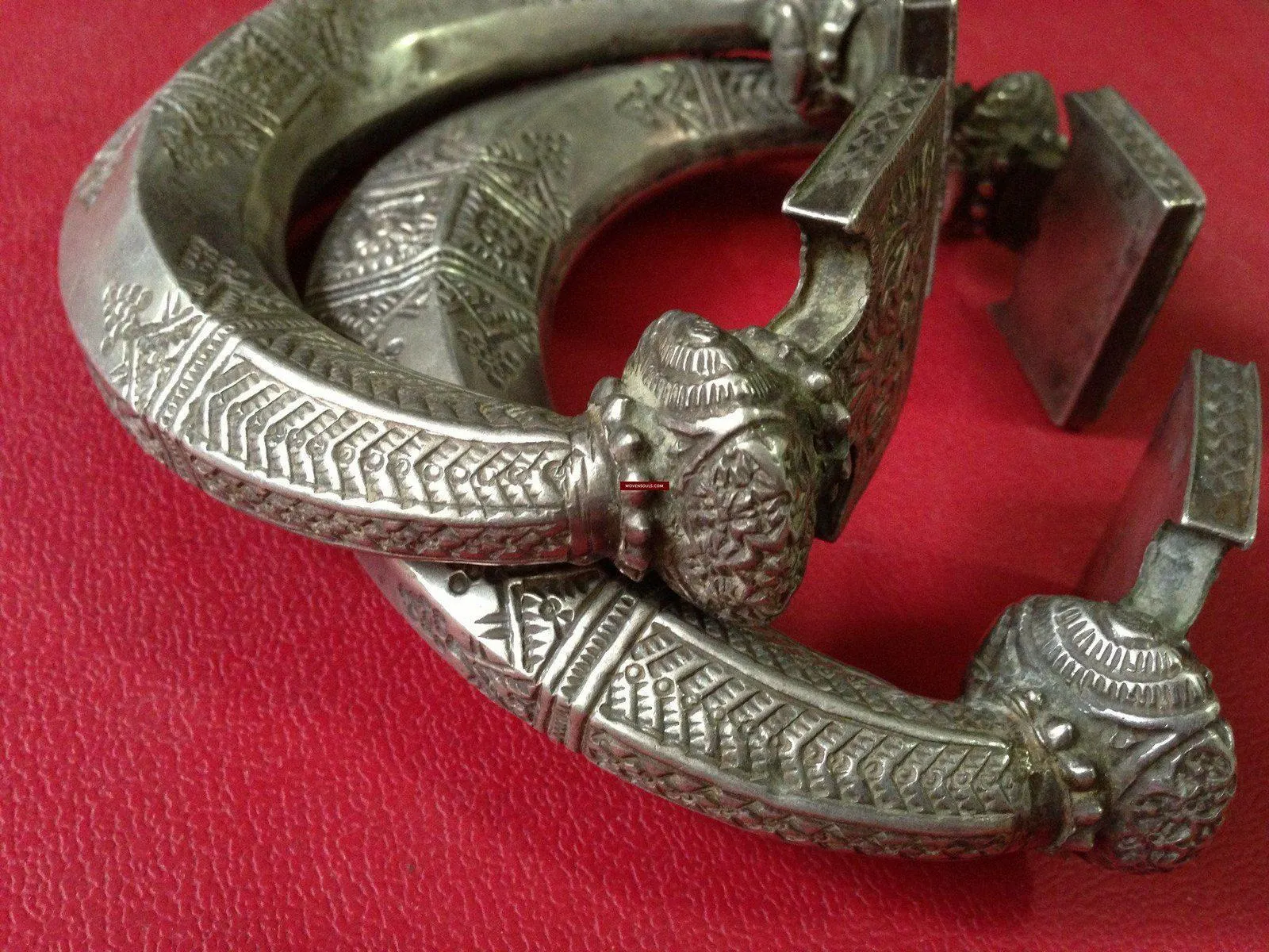 268 Exquisite Antique Silver Anklets Kohistan