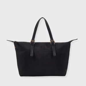 3 IN 1 NYLON SHOULDER BAG BLACK