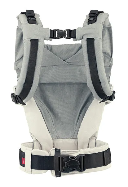 [3 Years Local Warranty] Manduca XT Organic Cotton Baby & Toddler Carrier - Grey White