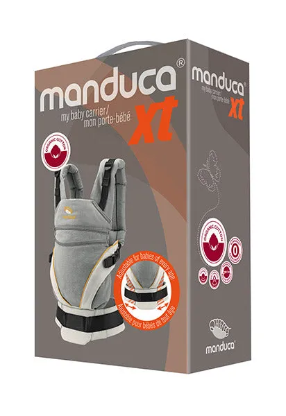 [3 Years Local Warranty] Manduca XT Organic Cotton Baby & Toddler Carrier - Grey White