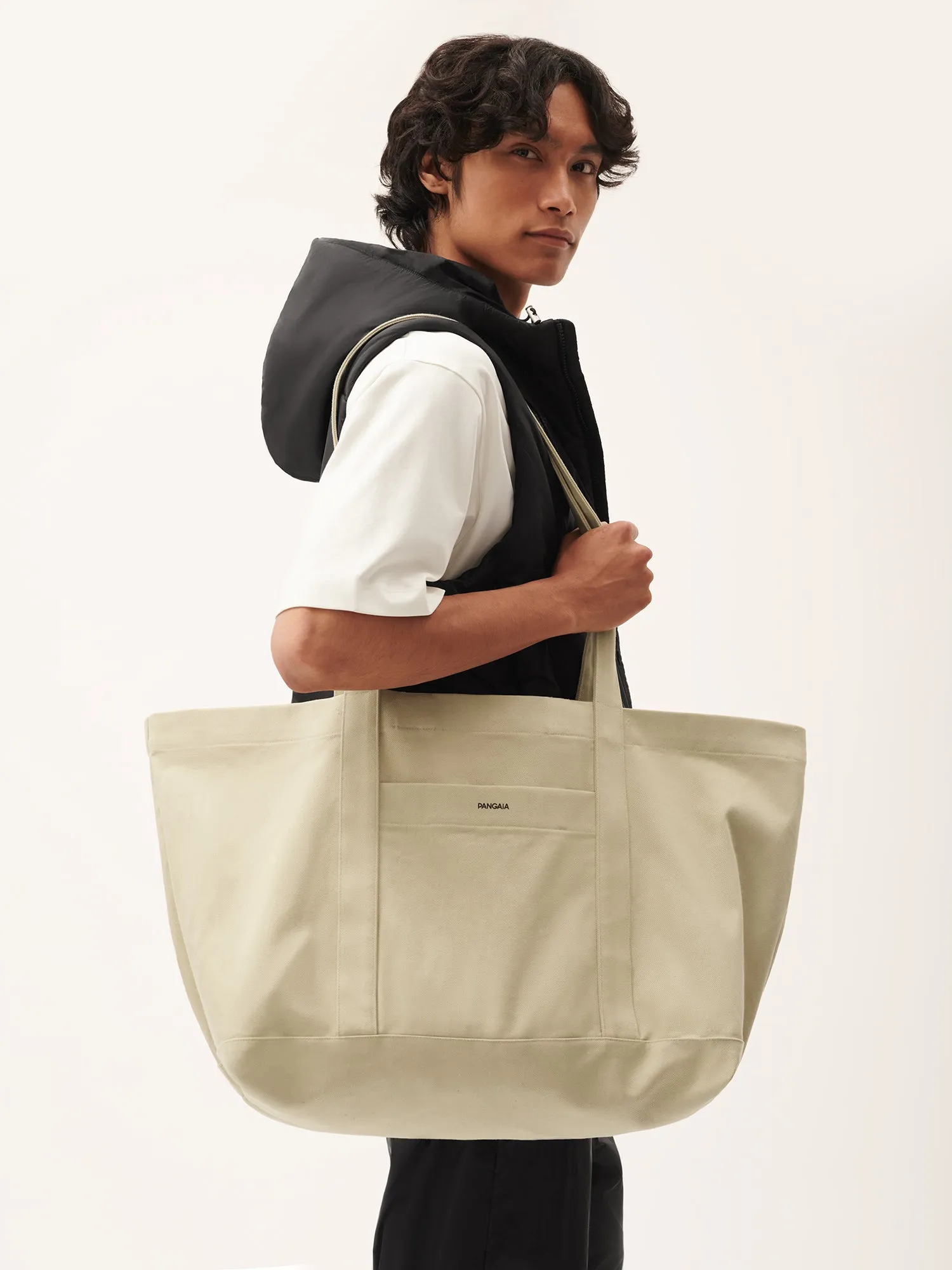 365 Oversized Tote Bag—maitake beige