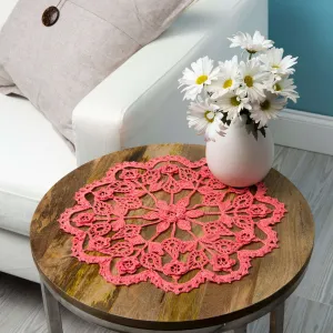 Aunt Lydia's Crochet Exquisite Flower Doily