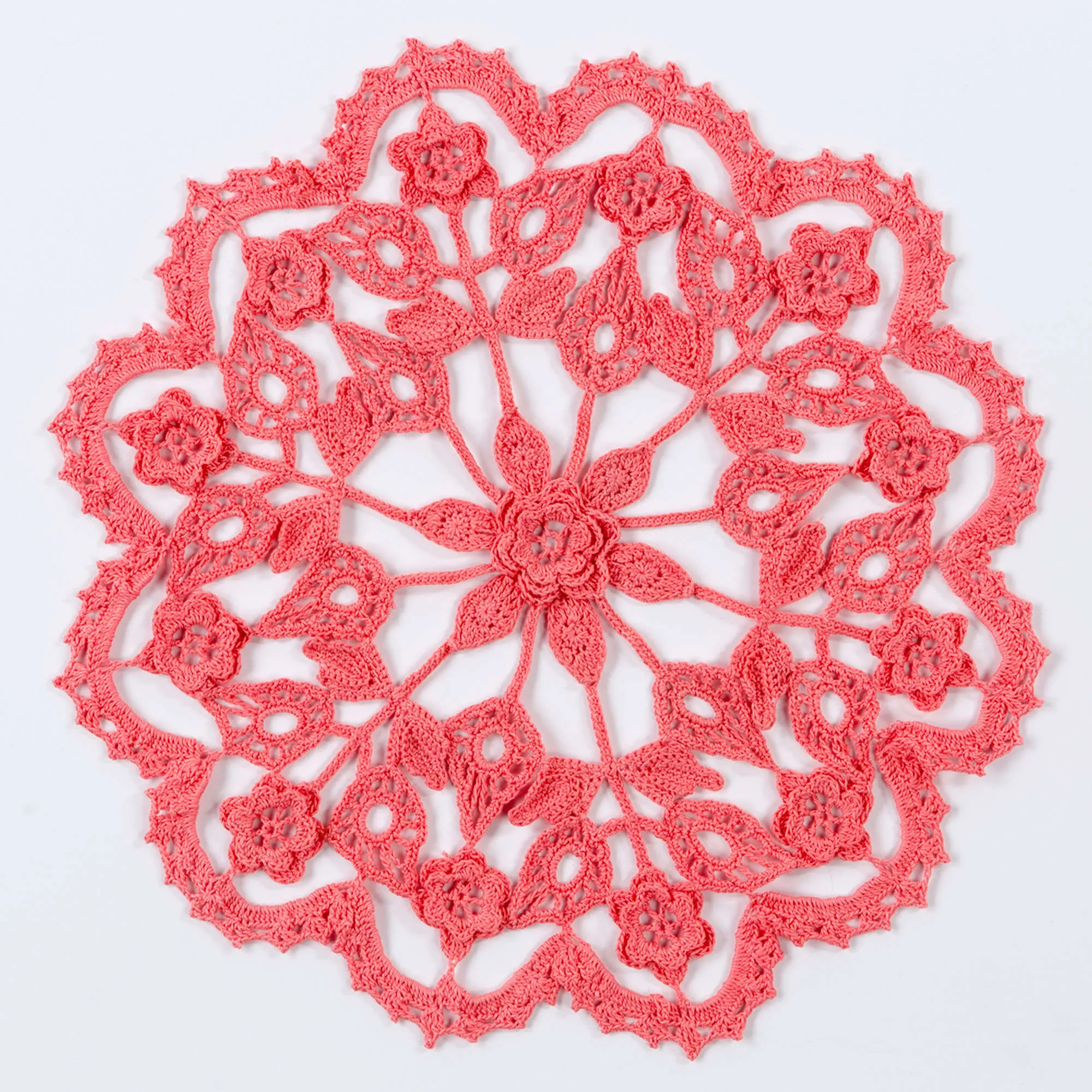 Aunt Lydia's Crochet Exquisite Flower Doily