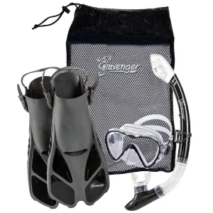 Aviator Snorkel Set - Black