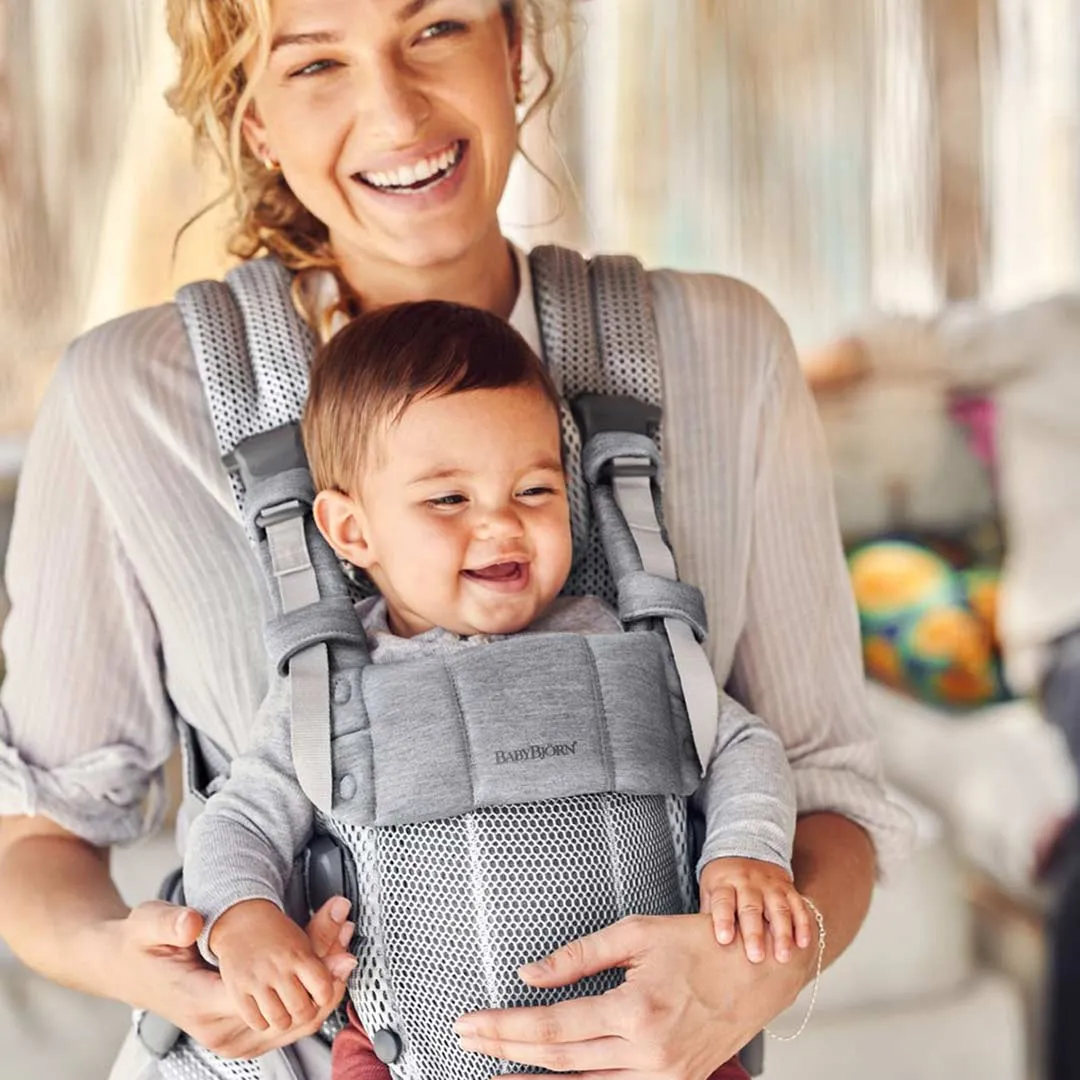 BabyBjorn Harmony 3D Mesh Baby Carrier - Silver