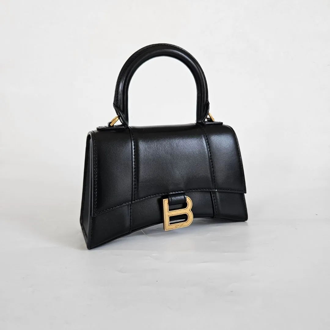 Balenciaga Hourglass Xs Handbag Box in Black