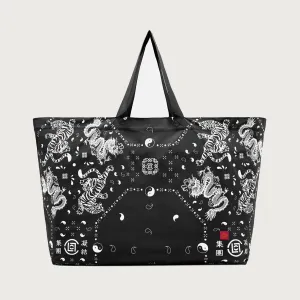 Bandana Shopping Bag Black