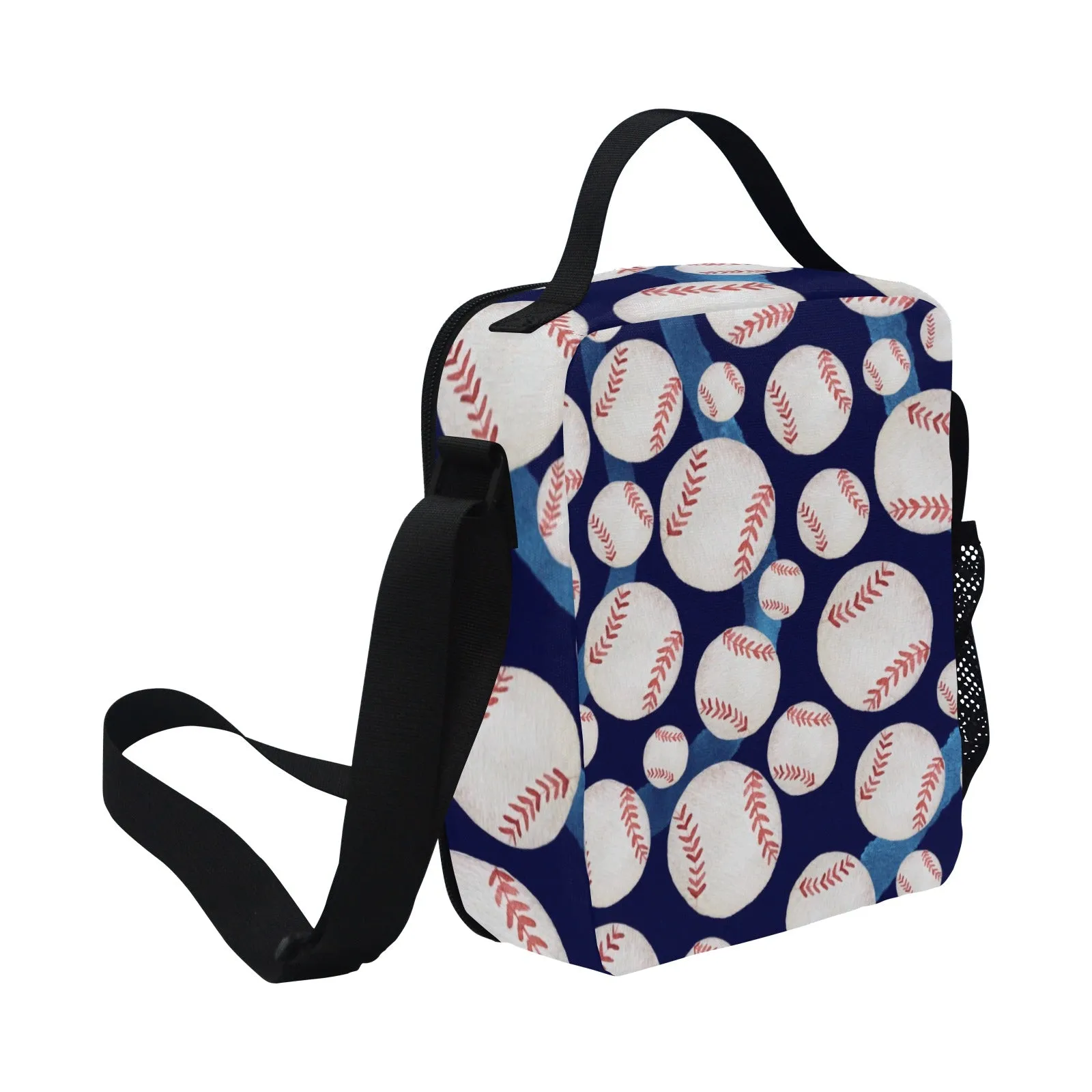 Baseball Lunch Bag for Kids - Durable Nylon, Thermal Insulation