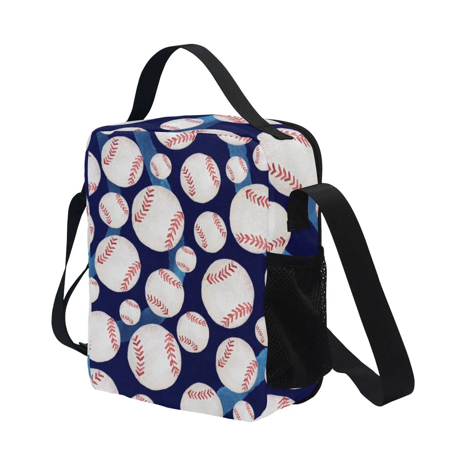 Baseball Lunch Bag for Kids - Durable Nylon, Thermal Insulation