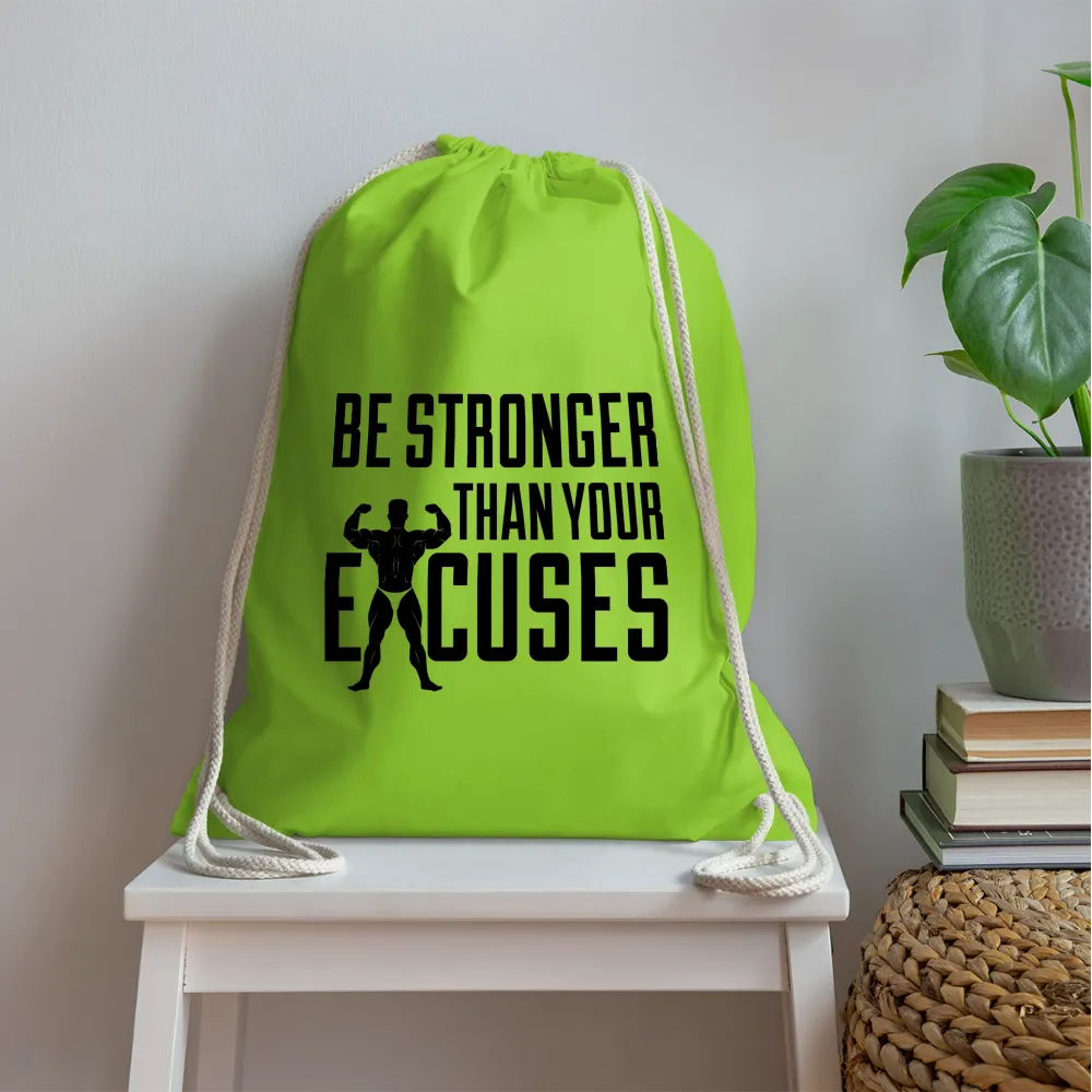 Bee stronger Drawstring Bag