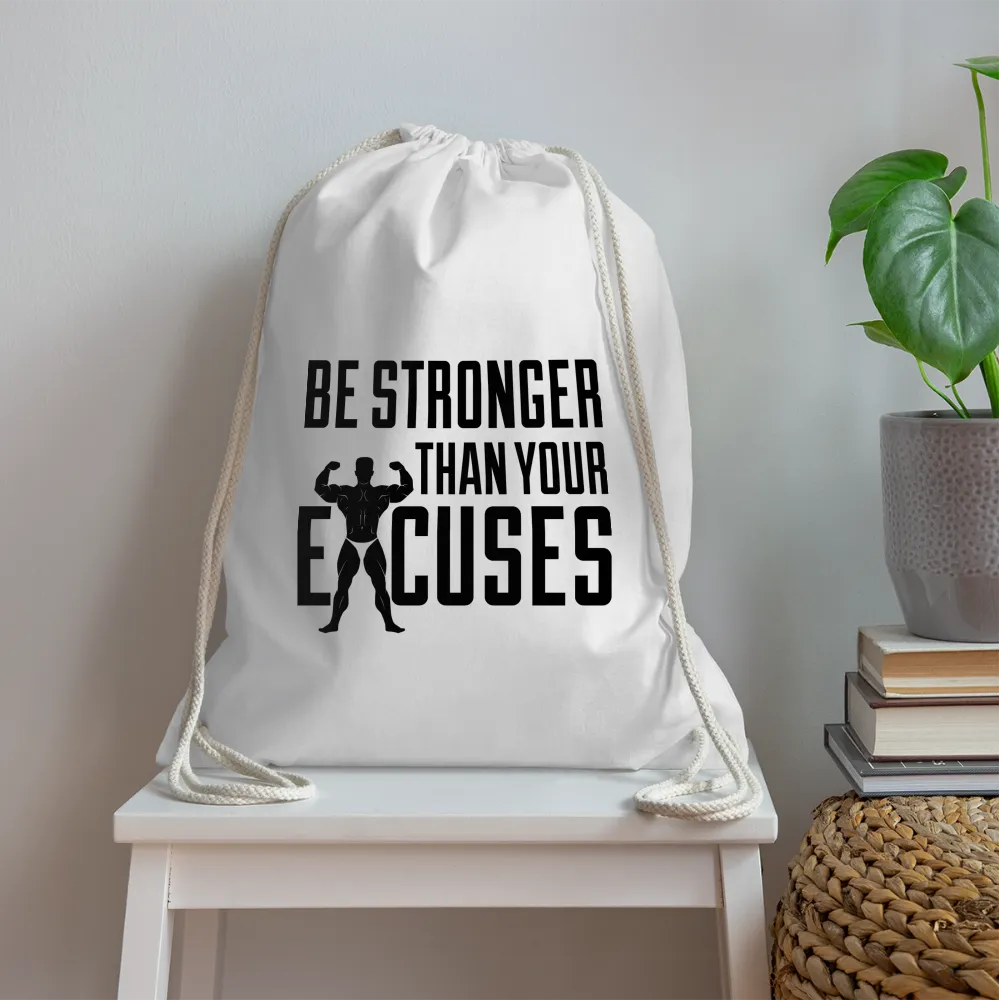 Bee stronger Drawstring Bag