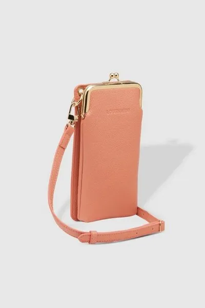 BILLIE CROSSBODY PHONE BAG PEACH