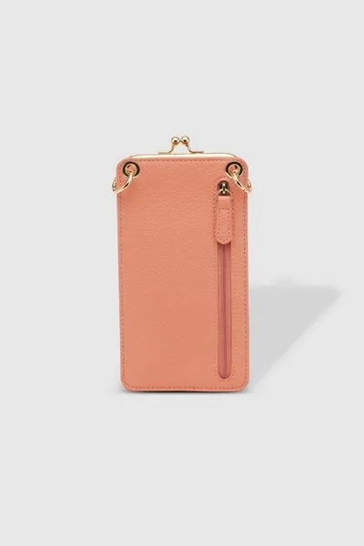 BILLIE CROSSBODY PHONE BAG PEACH