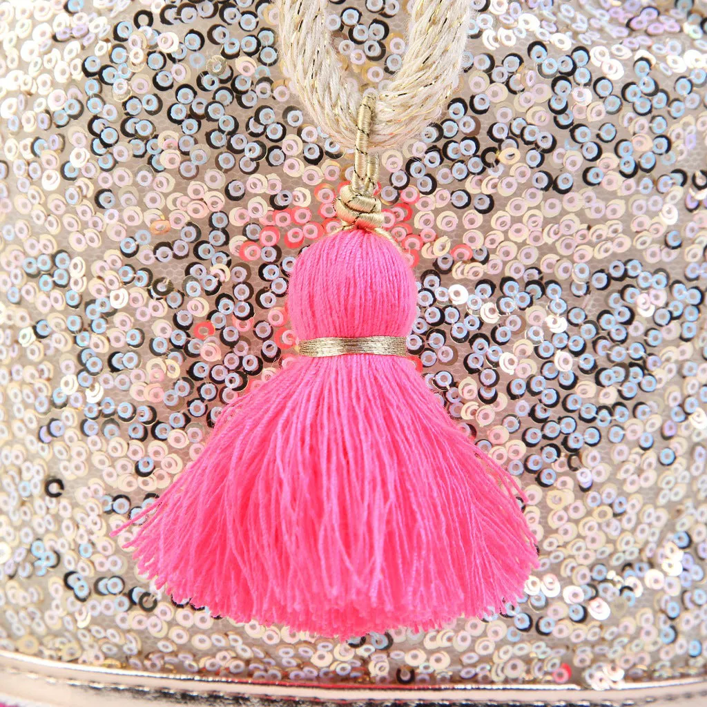 Billieblush Sequin Bucket Bag