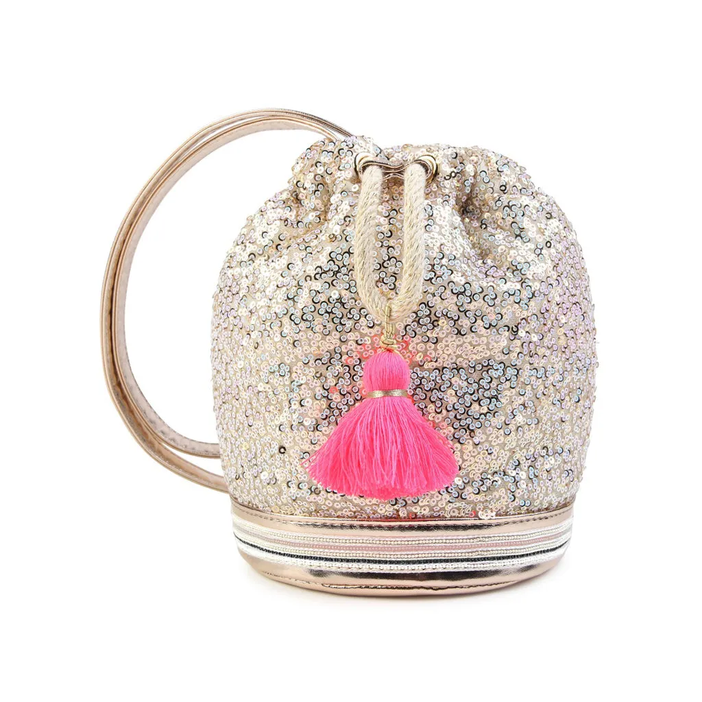 Billieblush Sequin Bucket Bag