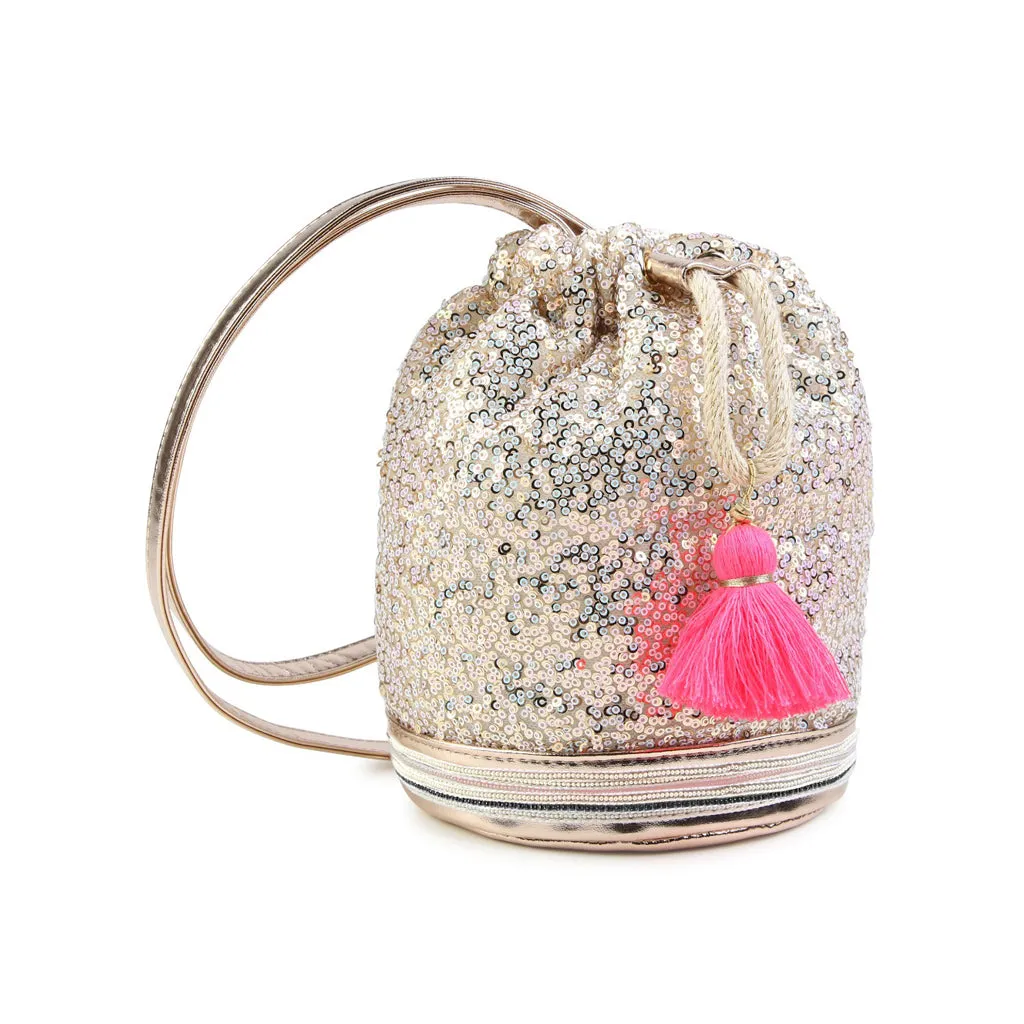 Billieblush Sequin Bucket Bag