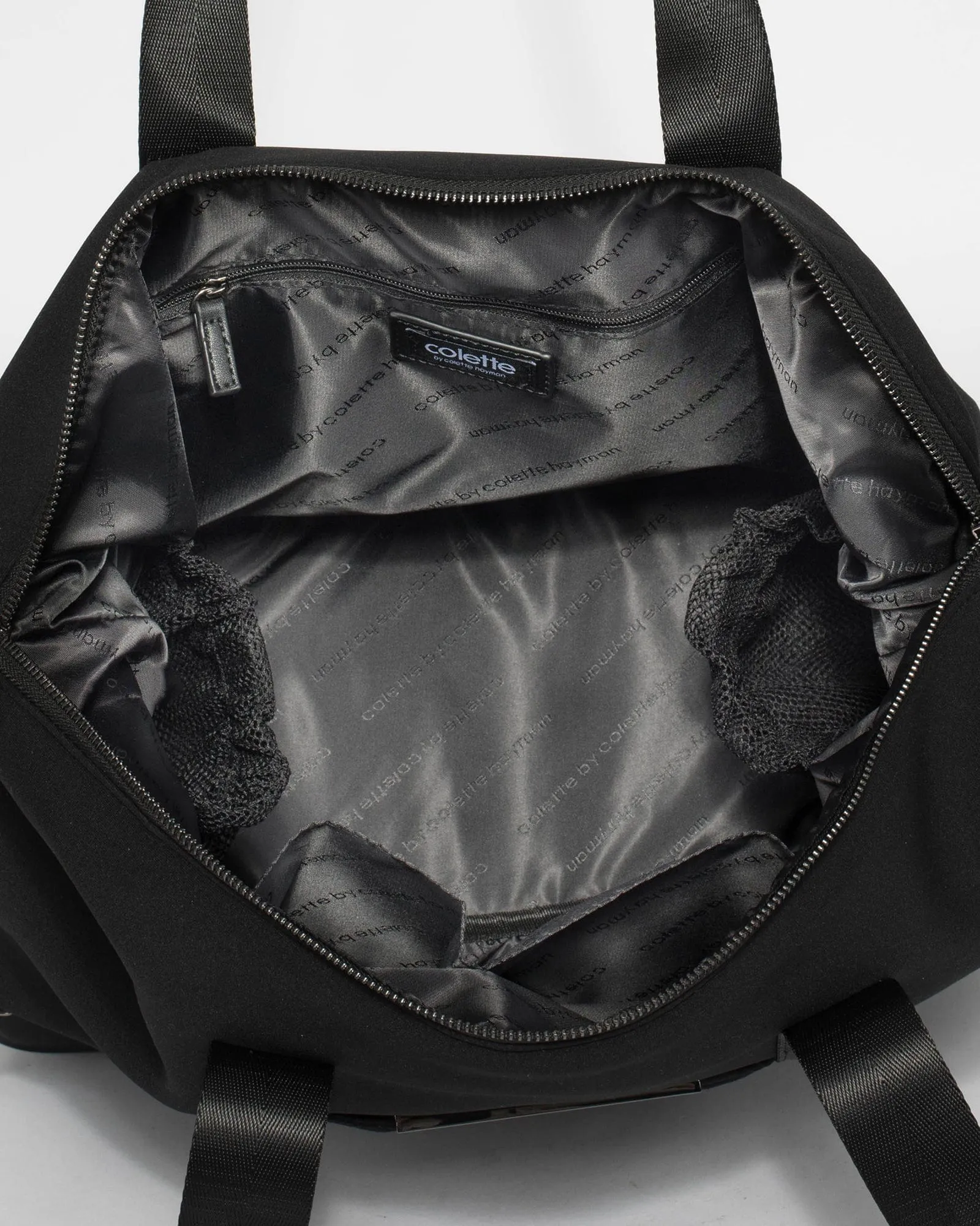 Black Chrissy Pouch Gym Bag