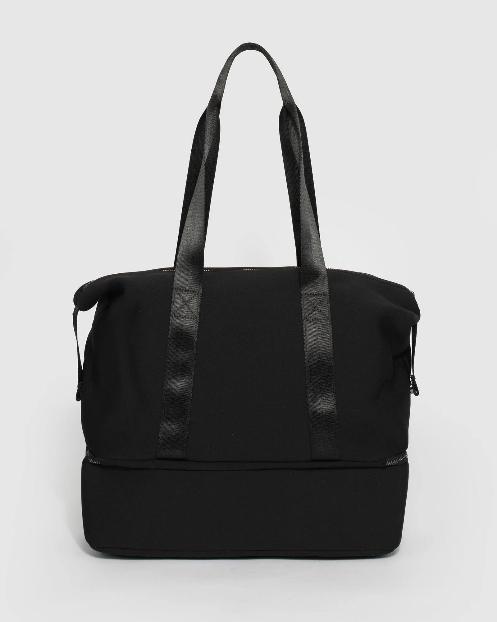 Black Chrissy Pouch Gym Bag