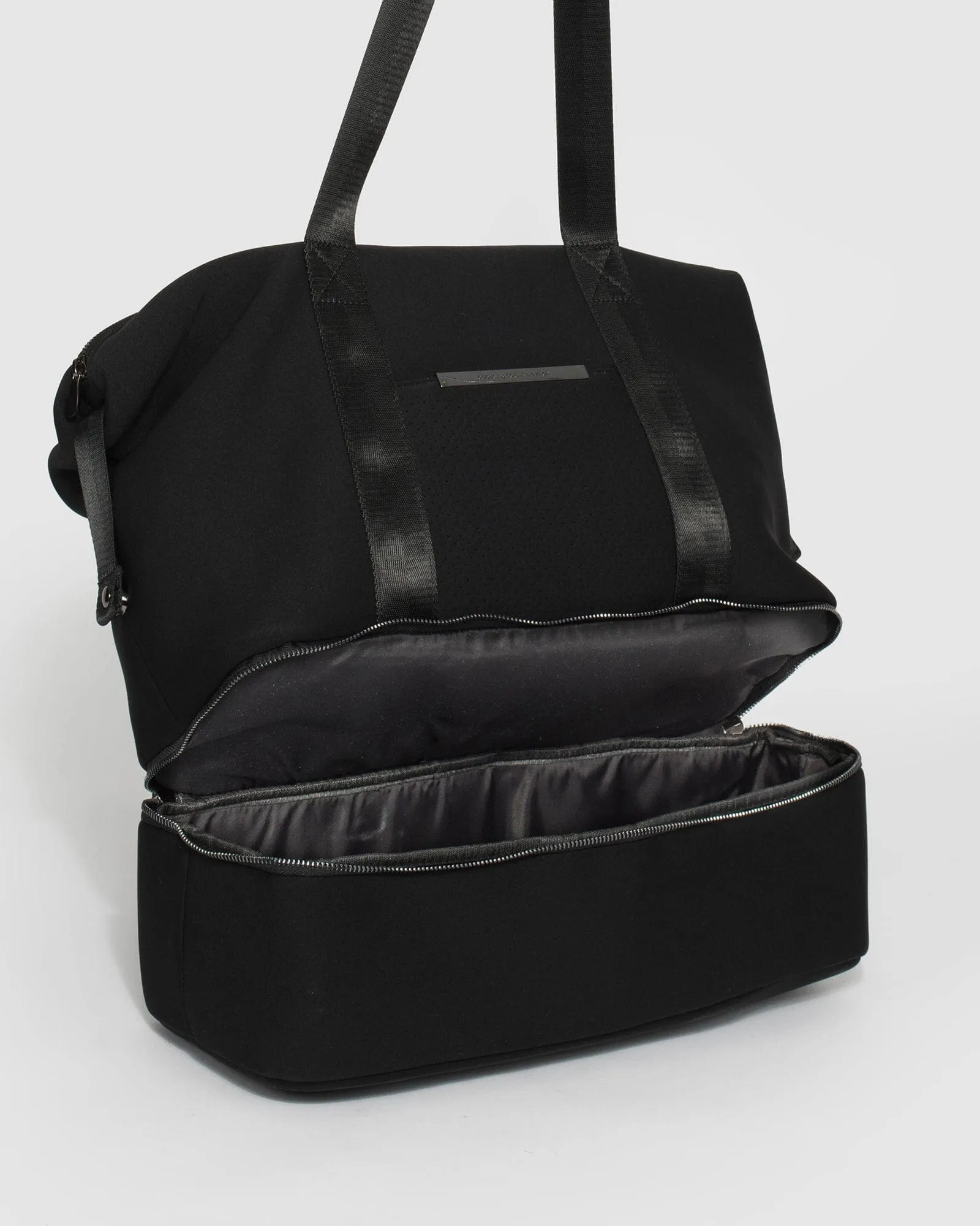 Black Chrissy Pouch Gym Bag