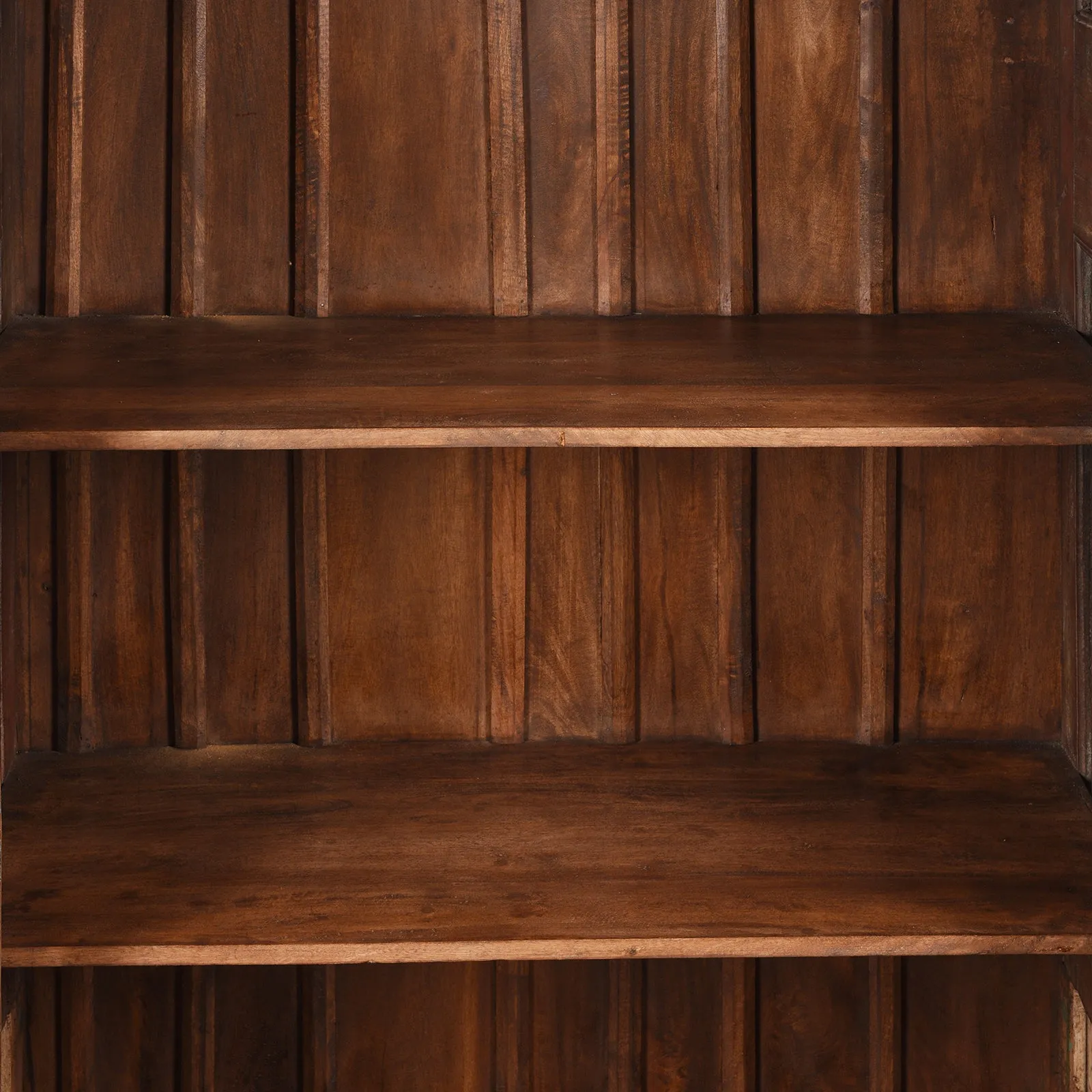 Blue Painted Reclaimed Teak Cabinet Made From Old Doors