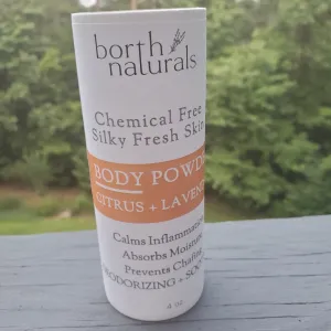 Body Powder - CITRUS   LAVENDER Fresh & Soothing