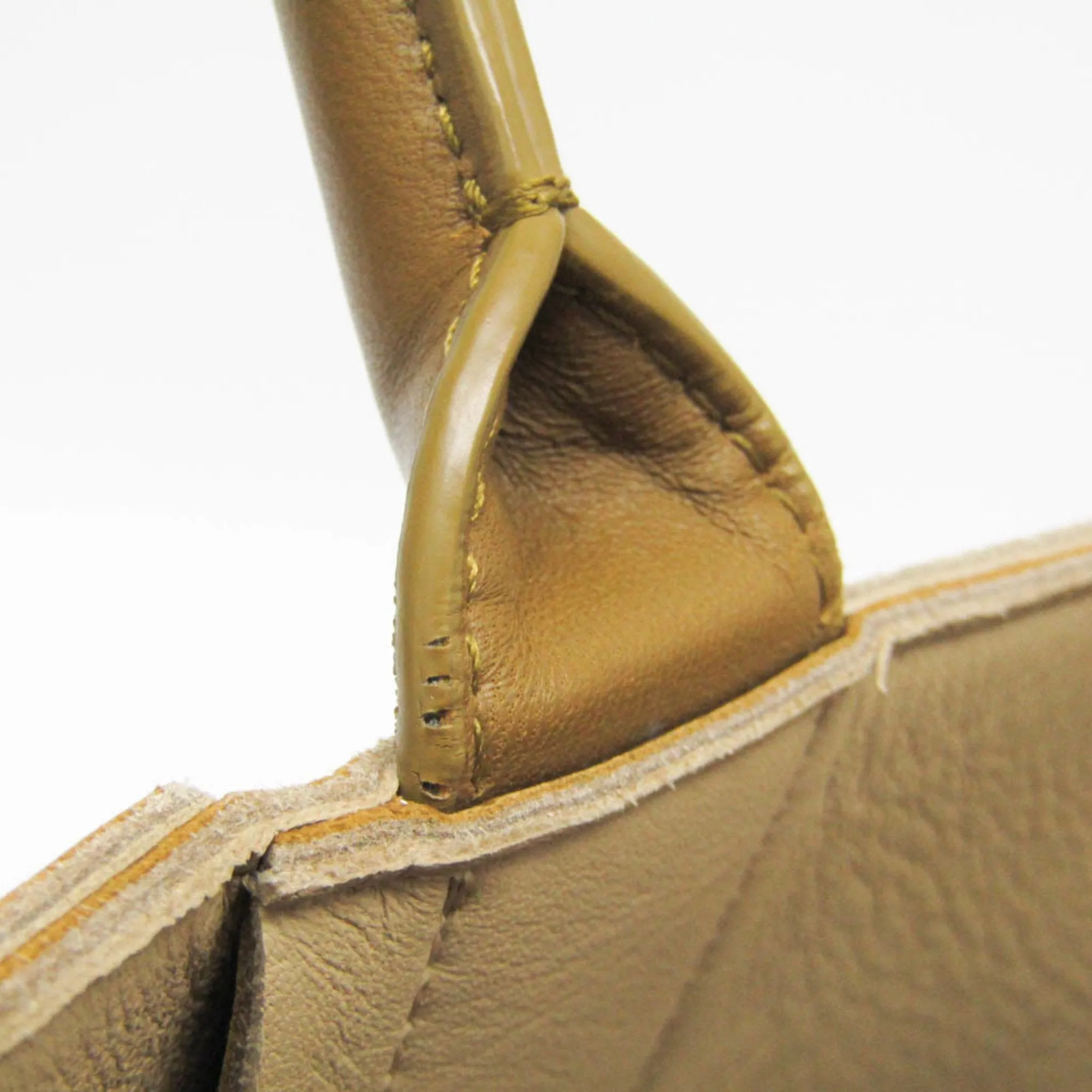 Bottega Veneta Arco Camel Leather Bag