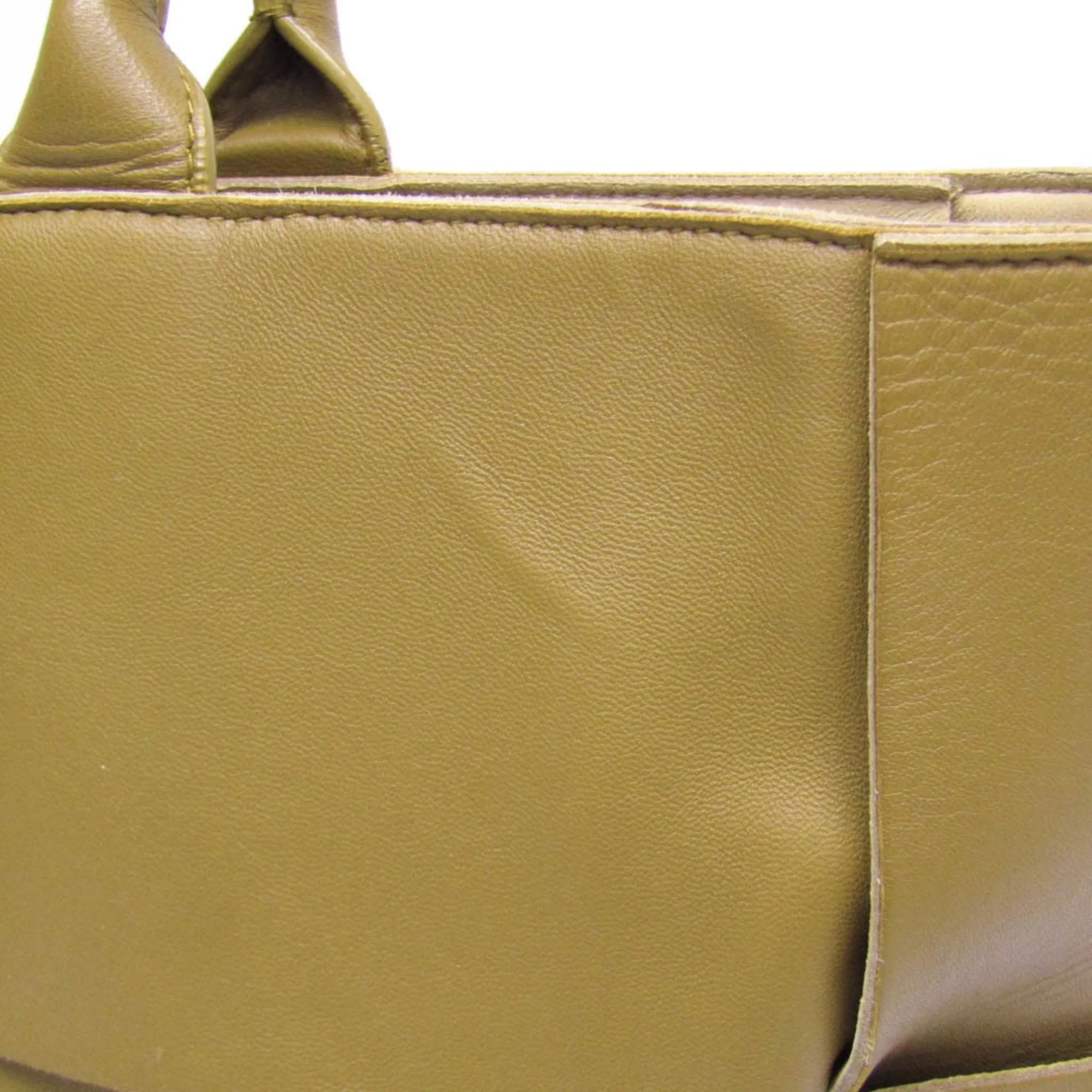 Bottega Veneta Arco Camel Leather Bag