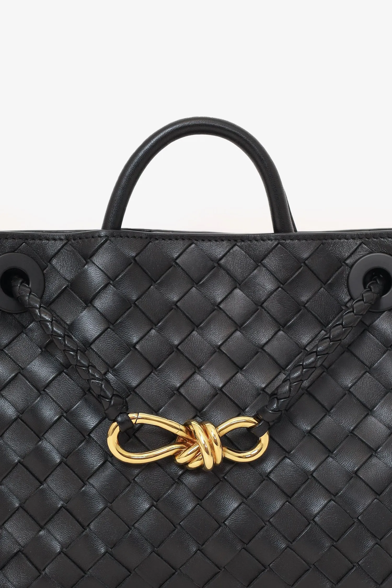 Bottega Veneta Black 2023 Small Andiamo Bag