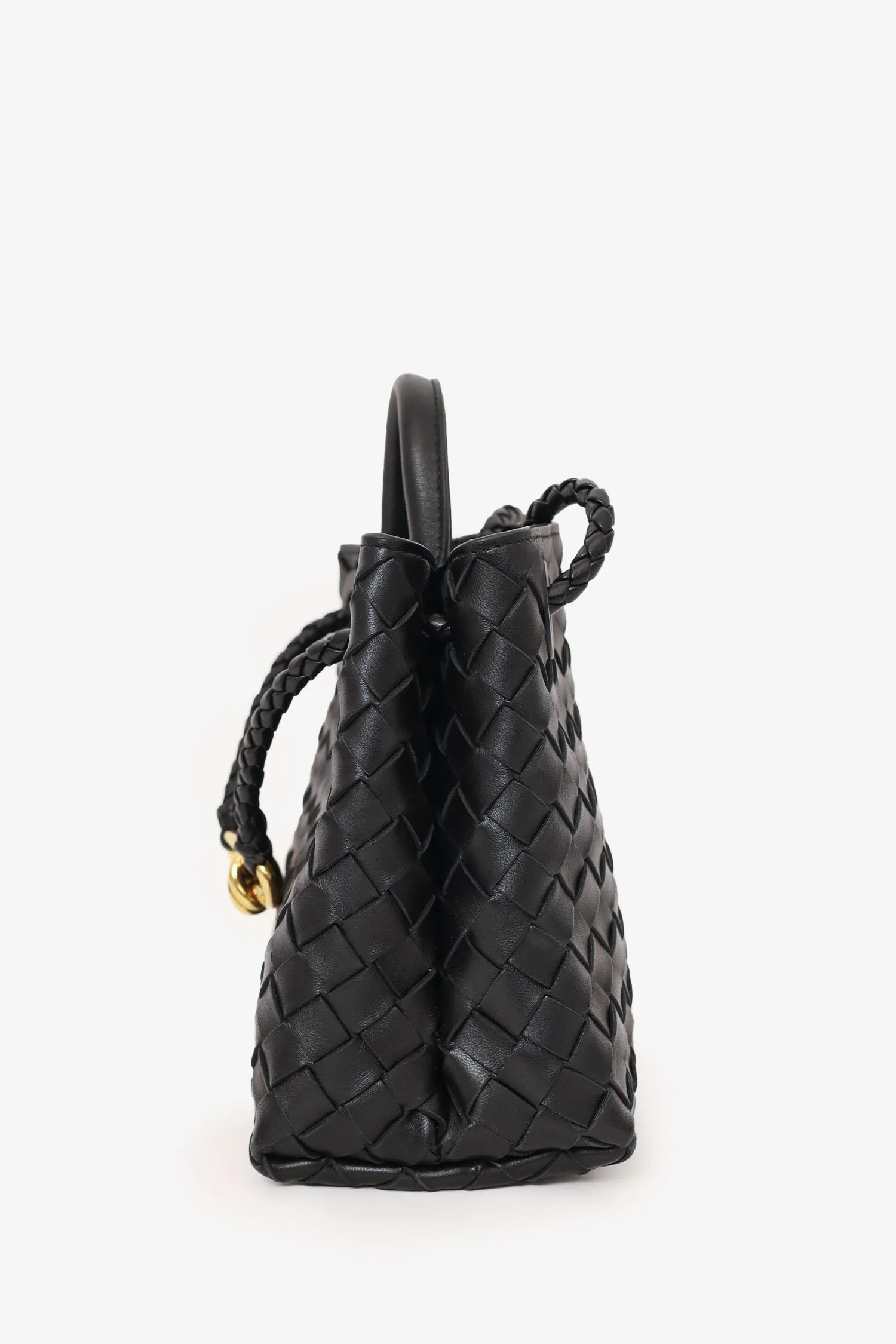 Bottega Veneta Black 2023 Small Andiamo Bag