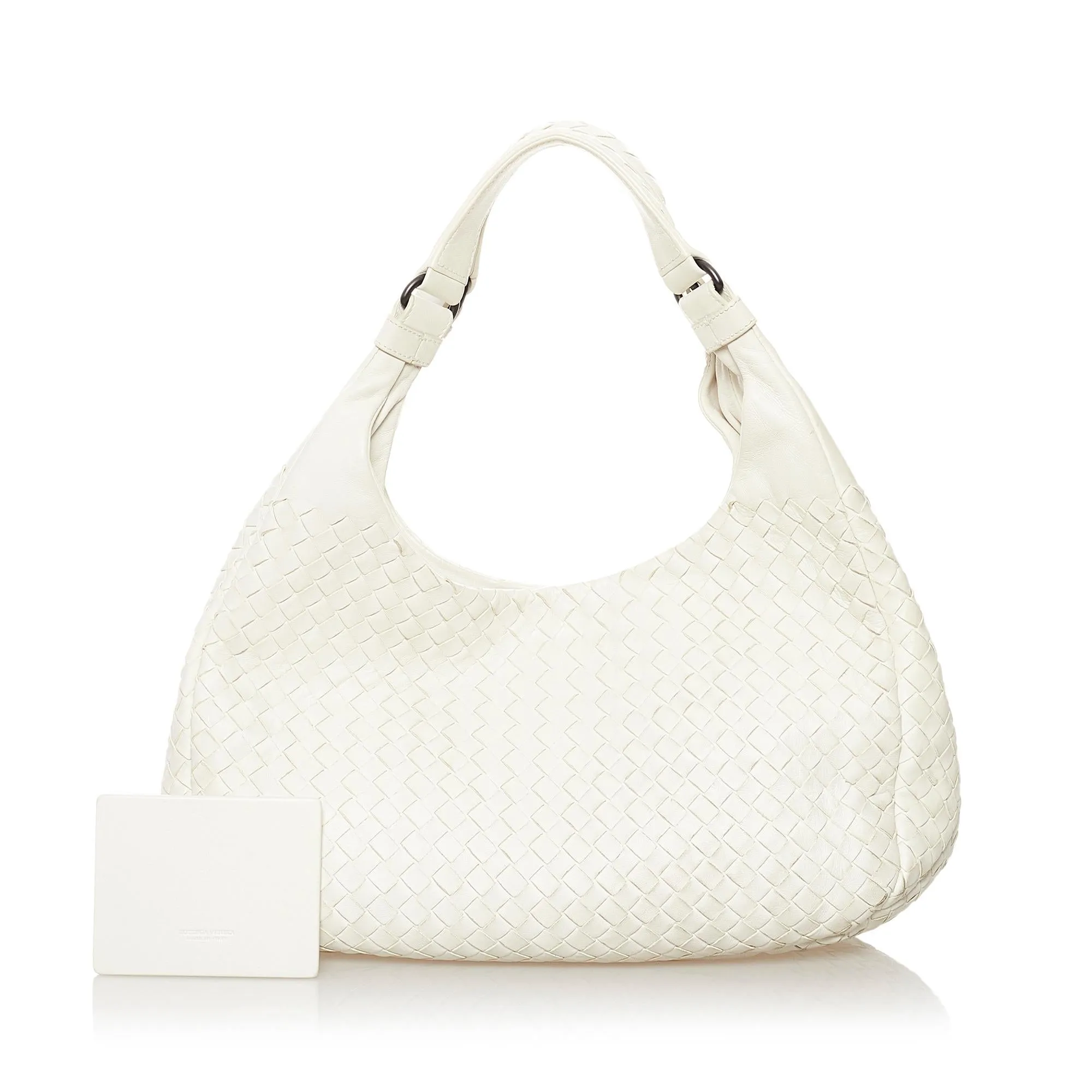 Bottega Veneta Intrecciato Campana Shoulder Bag (SHG-31724)