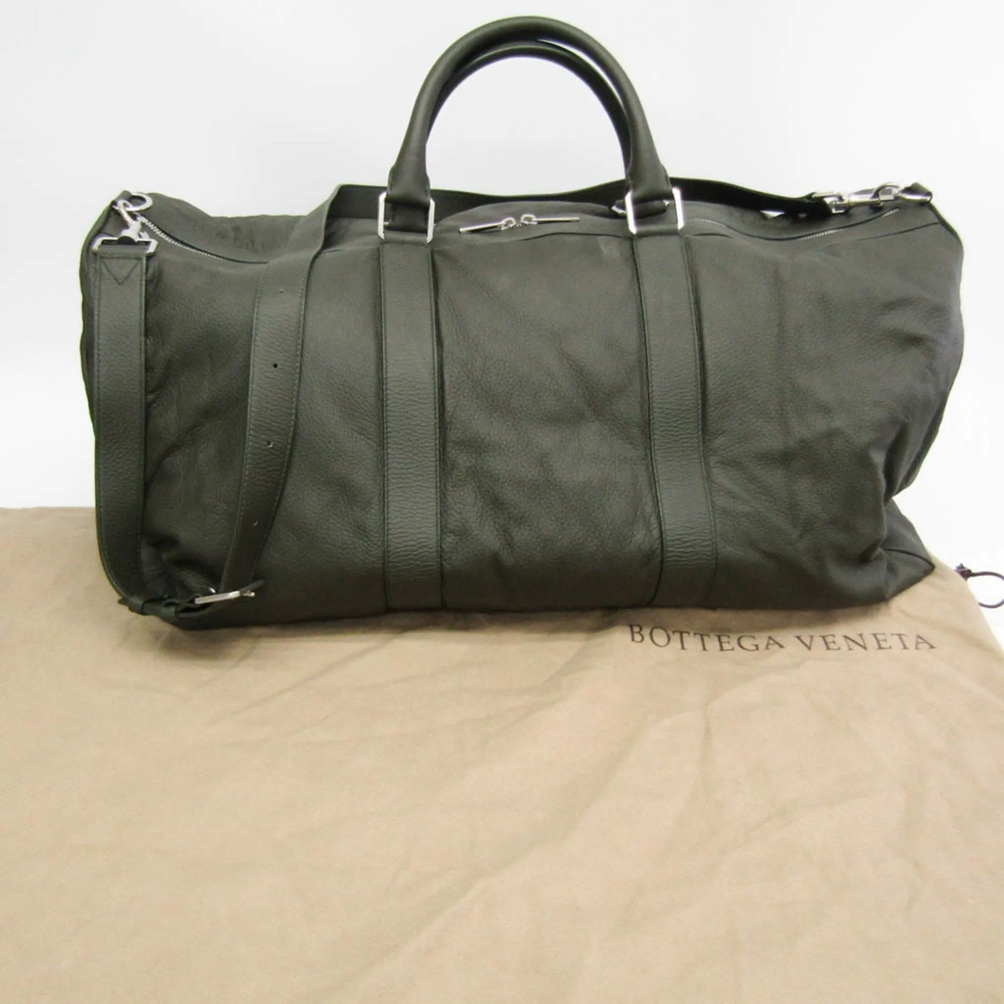 Bottega Veneta -- Khaki Leather Bag