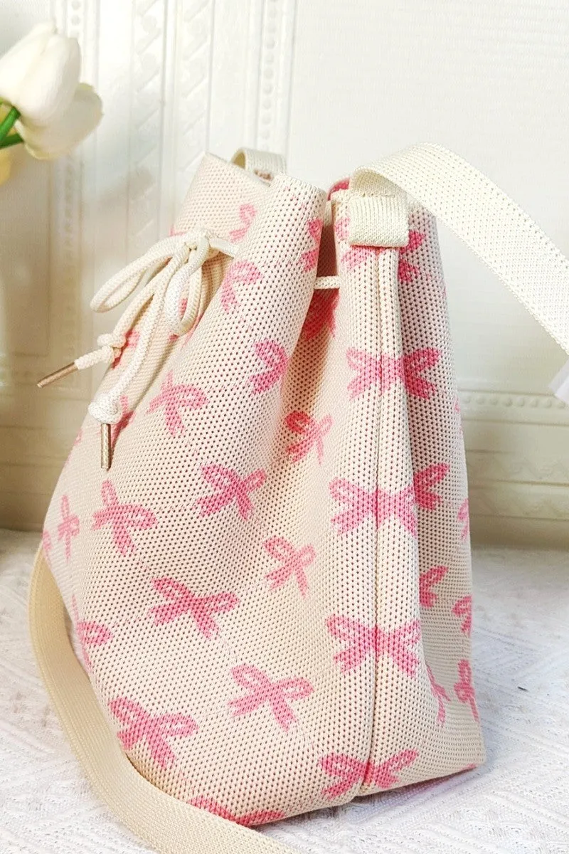 Bow Tied & Coquette Bucket Purse