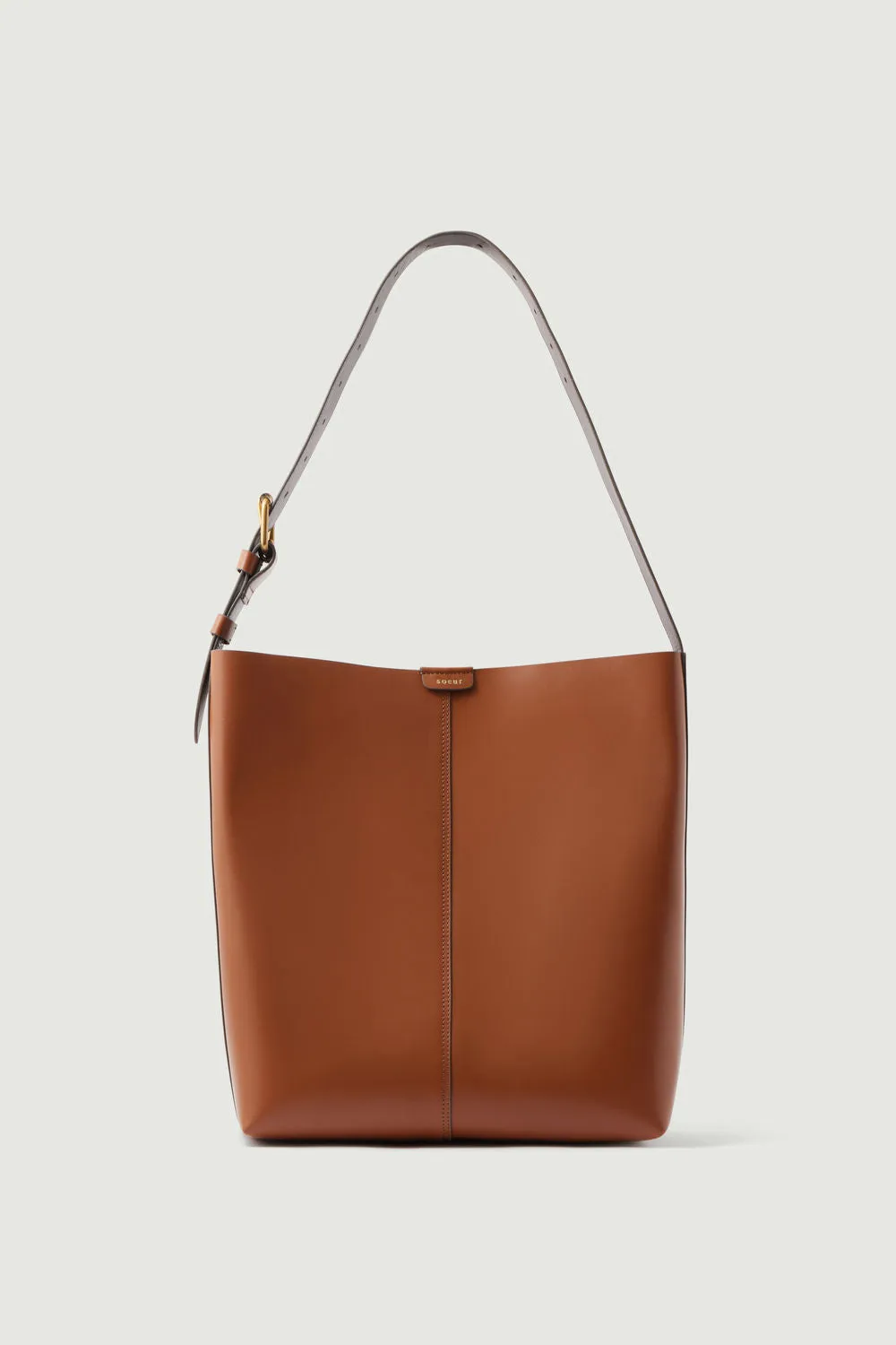 BROWN SAUDADE MINI BAG