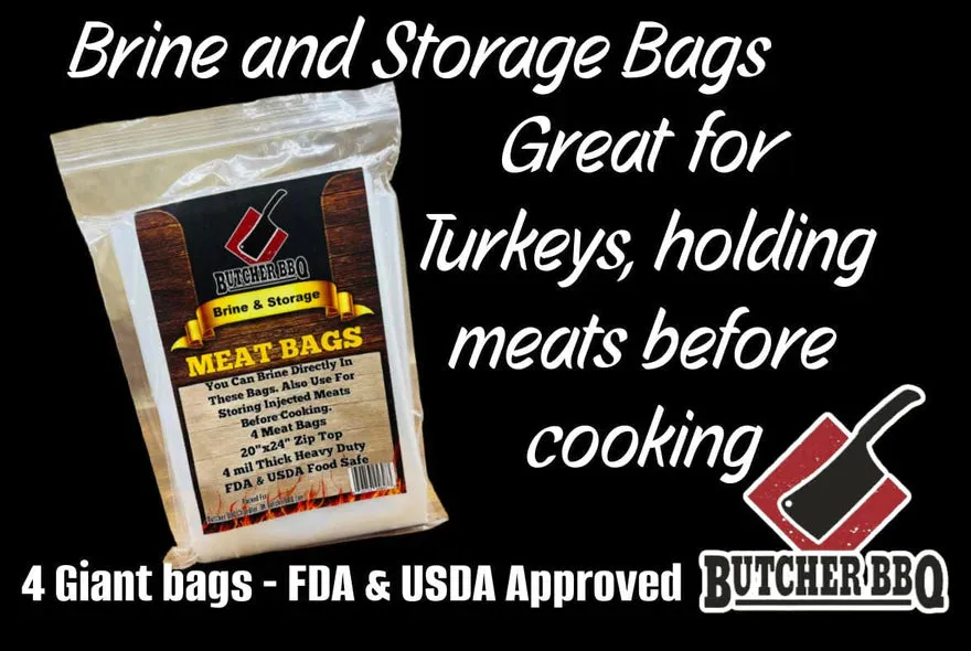 Butcher BBQ | TURKEY BRINE BAGS & MEAT STORAGE