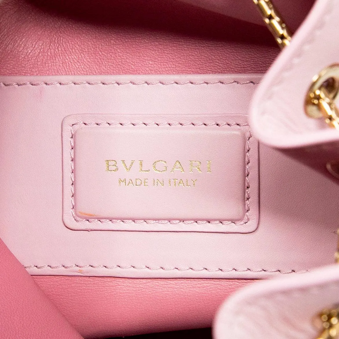 Bvlgari Pink Serpenti Forever Bucket Bag