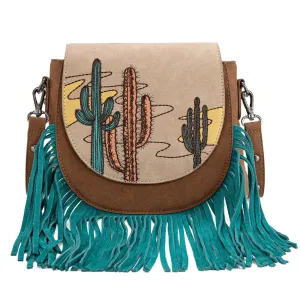 Cactus Embroidered Crossbody Bag - MW1309-8360CM