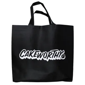 Cakeworthy Black Shopping Tote