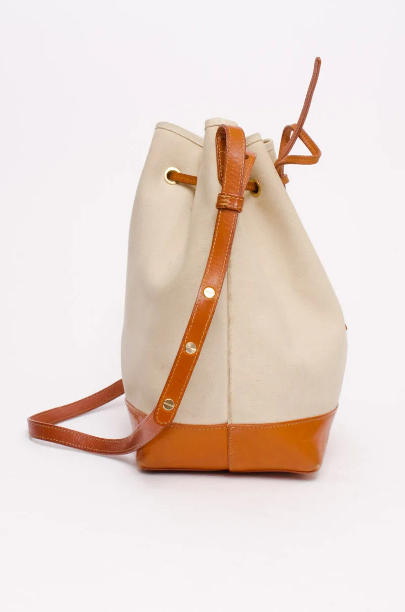 CANVAS BUCKET BAG