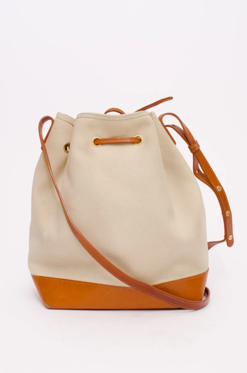 CANVAS BUCKET BAG