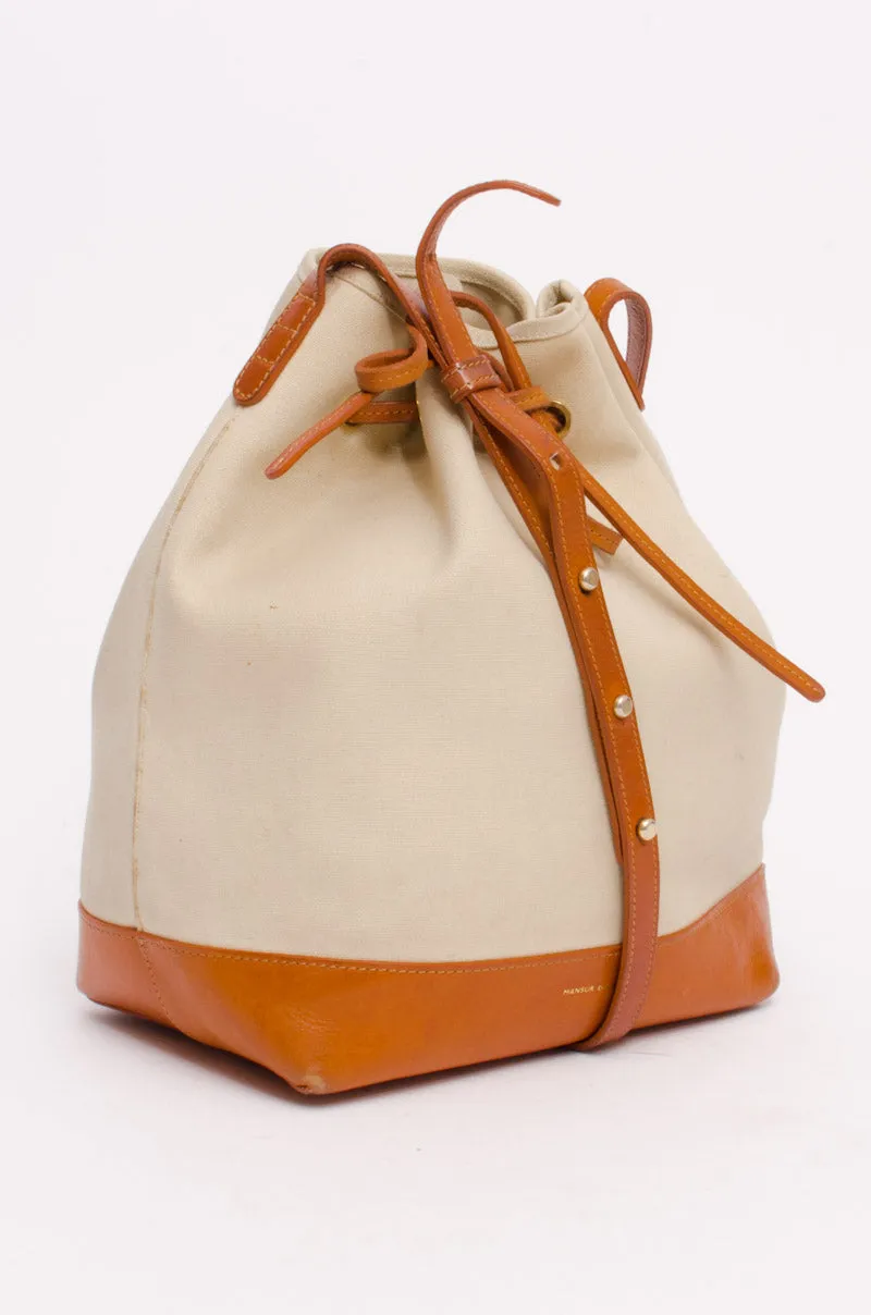 CANVAS BUCKET BAG