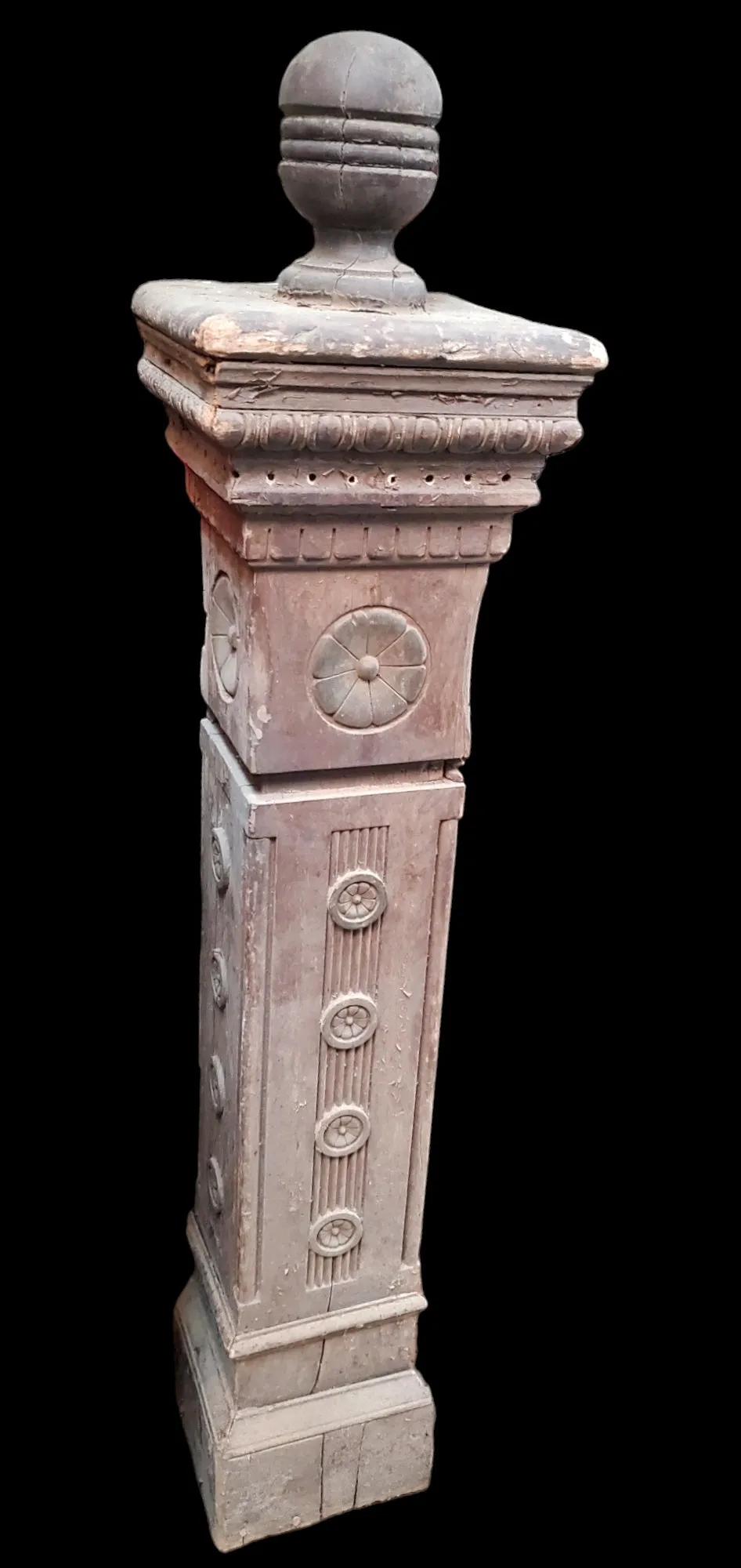 Carved Eastlake Newel Post GAM0281