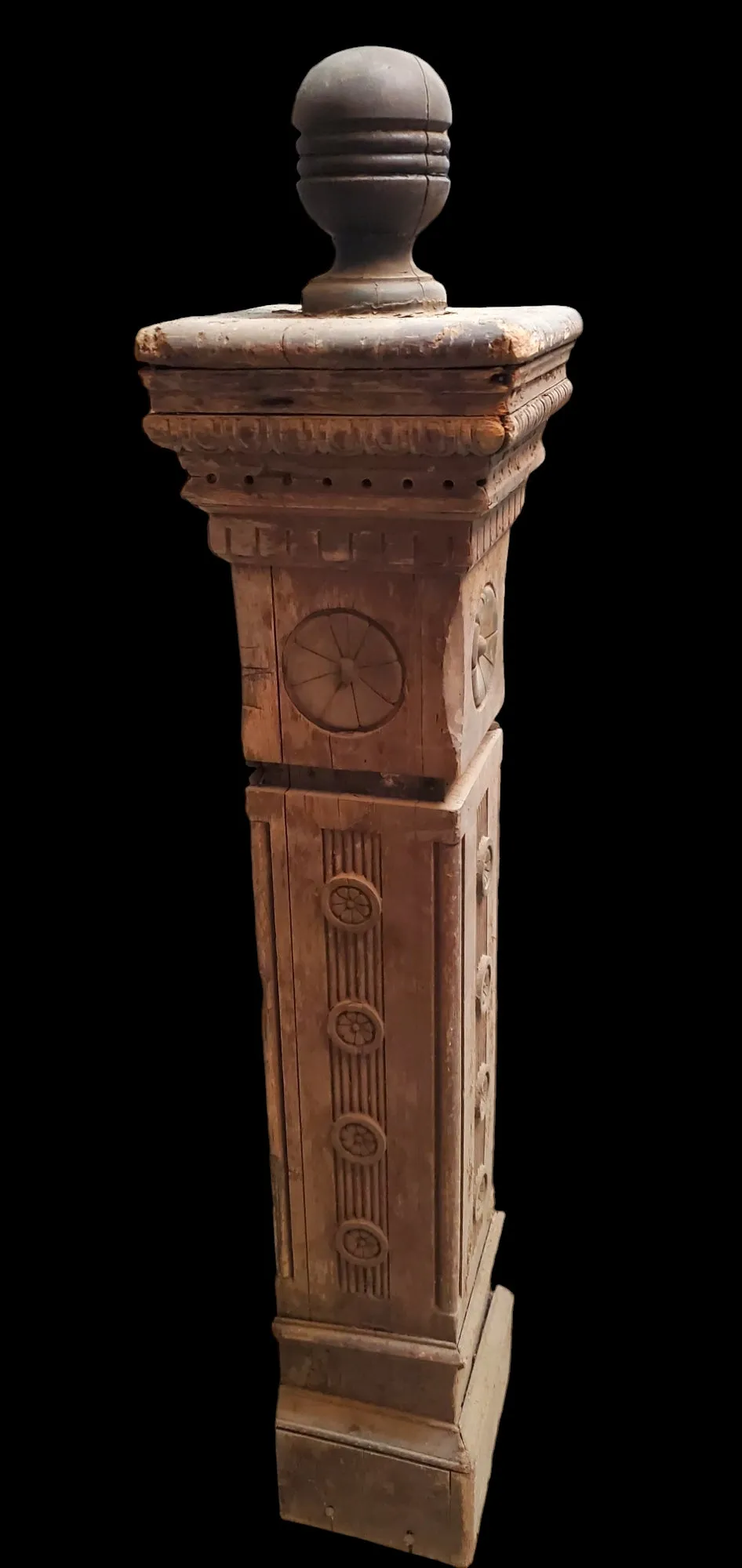 Carved Eastlake Newel Post GAM0281