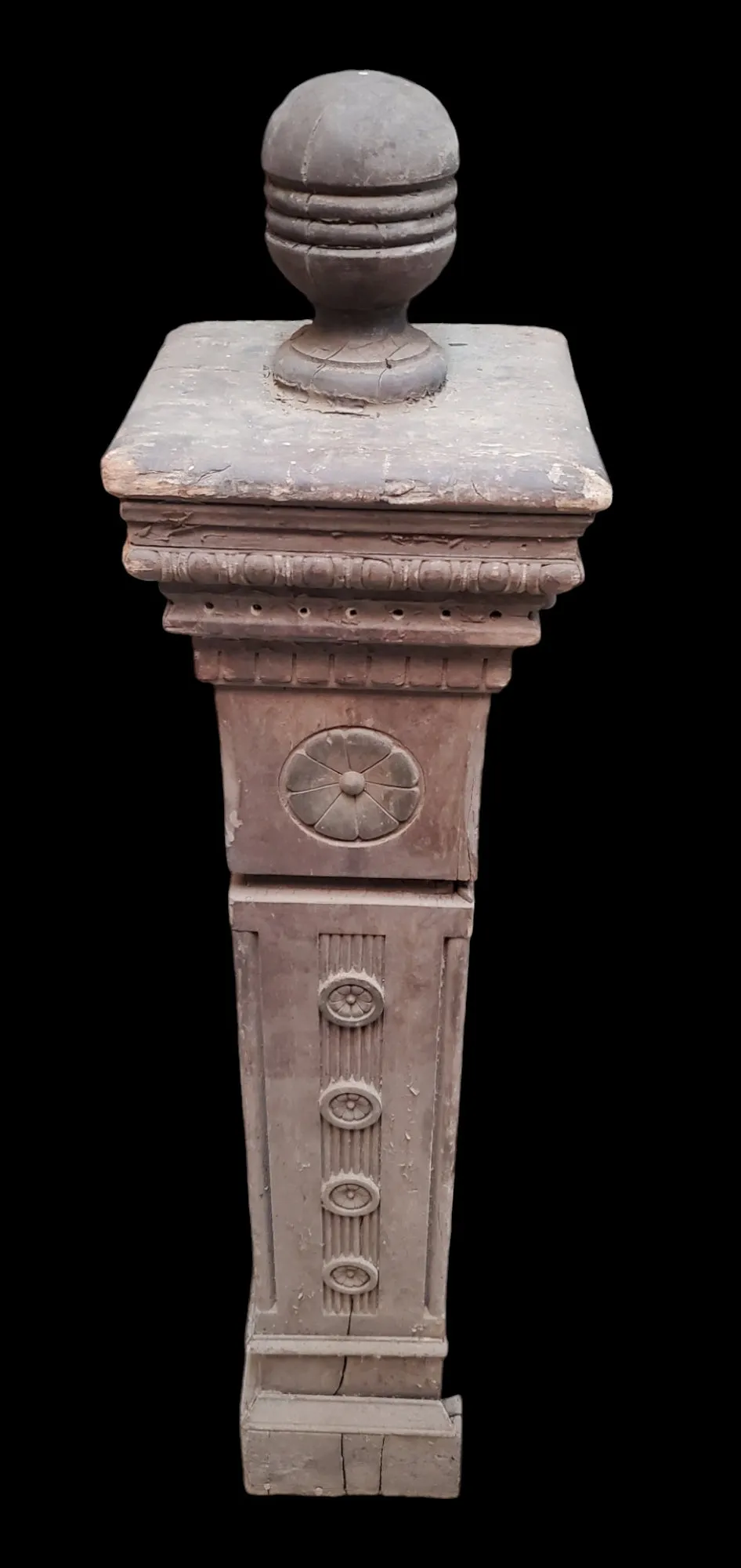 Carved Eastlake Newel Post GAM0281