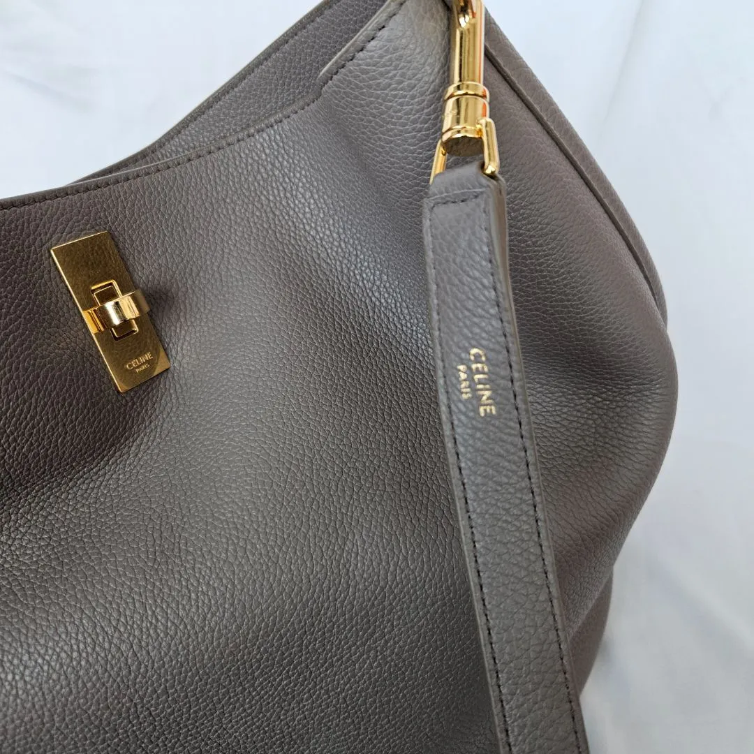 Celine Bucket 16 Grey Bag