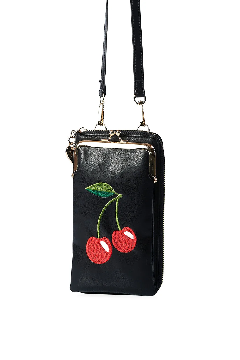 CHERRY PIE CROSS BODY PHONE BAG