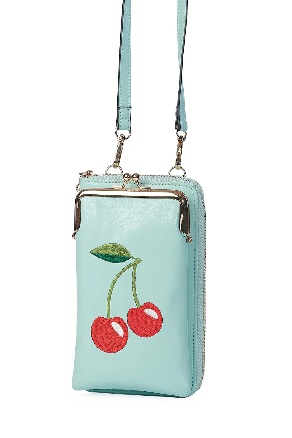 CHERRY PIE CROSS BODY PHONE BAG